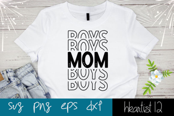 Boys Mom SVG: Graphics for Crafts