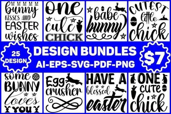 Easter SVG Design Bundle: Crafts & Graphics