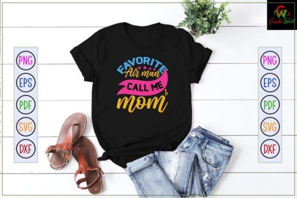 Favorite Air Man Call Me Mom Svg: Graphics for Crafts