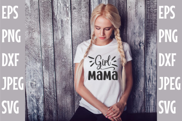 Girl Mama SVG: Crafts Graphics for Branding