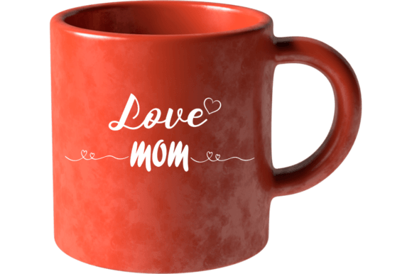 Love Mom SVG: Graphics for Crafts