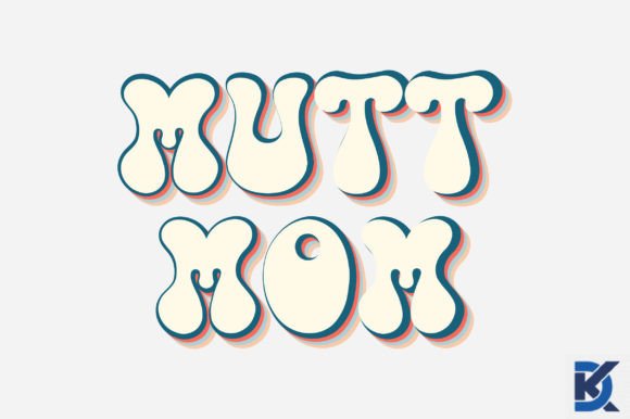 Retro Mutt Mom SVG for Crafts and Graphics